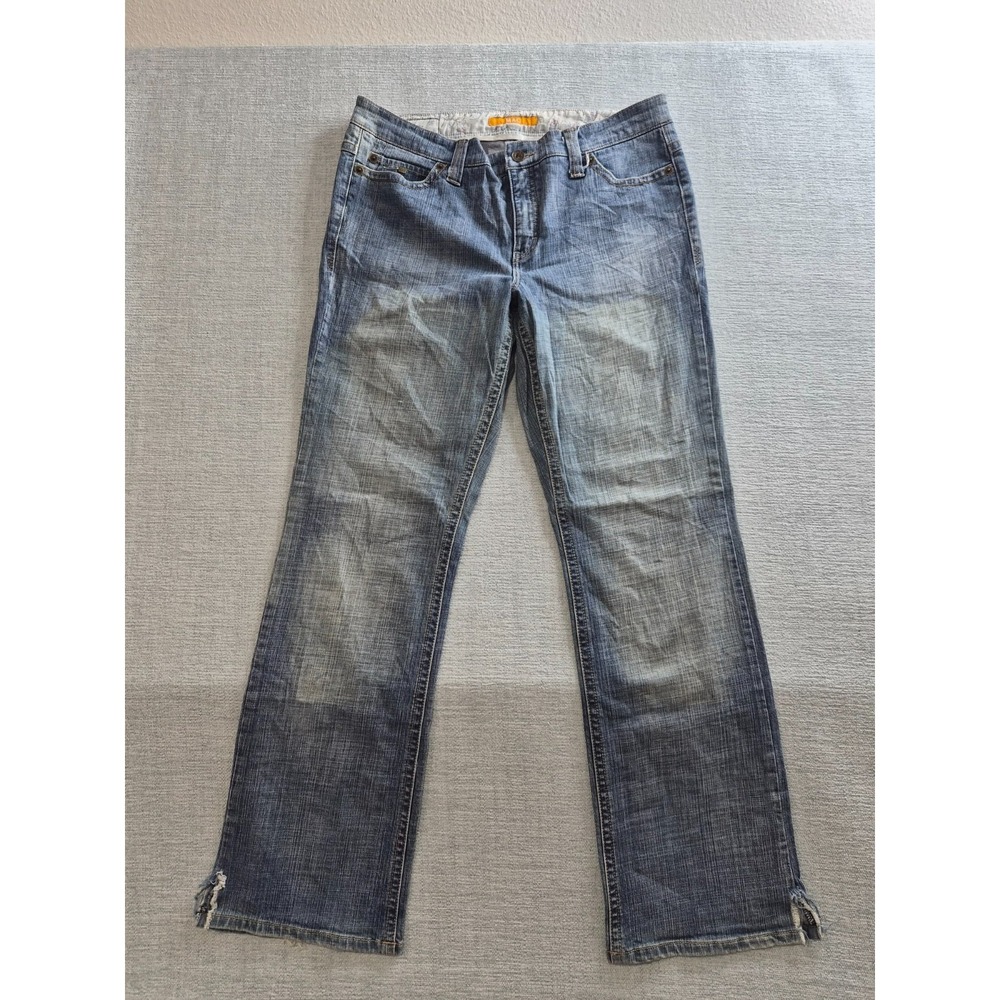 MAC Carrie Jeans Mens 44x34 Blue Logo Denim Cotton Stretch Casual Straight Leg